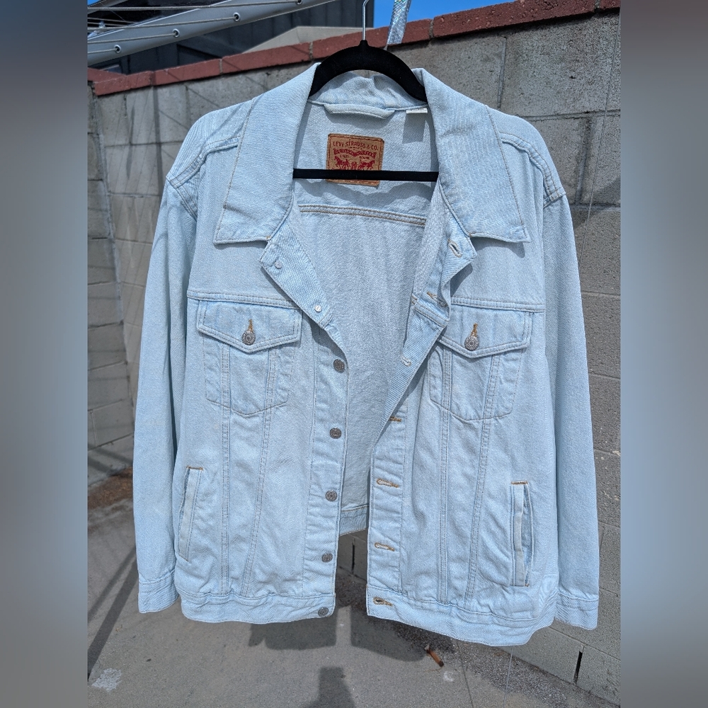 Levi's Plus Size 3X Ex-Boyfriend Denim Trucker Jacket